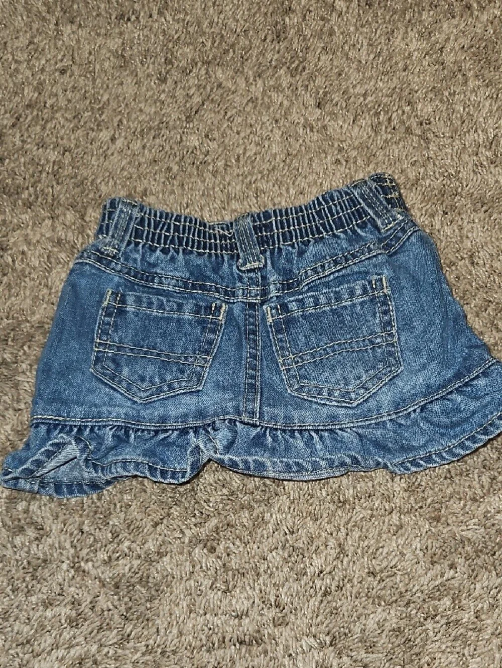 OshKosh B'gosh Blue Denim Ruffle Skort
